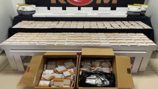 Denizli'de kaçak tütün mamulü satıcıları çok sayıda ürünle yakalandı