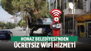 Honaz Belediyesi’nden Ücretsiz Wifi Hizmeti
