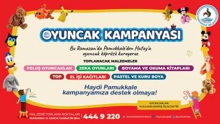 Pamukkale Belediyesinden Oyuncak Kampanyası