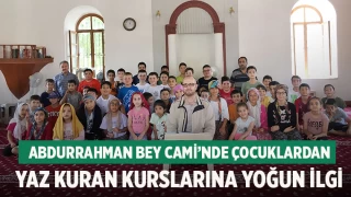 Abdurrahman Bey Cami’nde çocuklardan yaz Kuran kurslarına yoğun ilgi