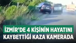 İzmir’de 4 kişinin öldüğü kazaya makas atan sürücü sebep olmuş