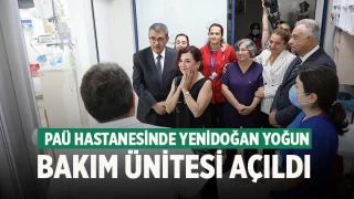 PAÜ Hastanesinde Yenidoğan Yoğun Bakım Ünitesi Açıldı