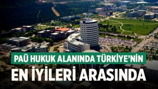 PAÜ Hukuk Alanında Türkiye’nin En İyileri Arasında