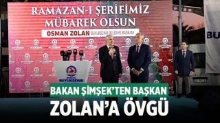 Bakan Şimşek’ten Başkan Zolan’a övgü