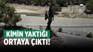 Nuri Efe’nin anıtını bakın kim yakmış
