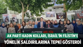 AK Parti Kadın Kolları, Anneler Günü'nde İsrail'in Filistin'e Yönelik Saldırılarına Tepki Gösterdi