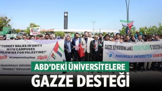 Denizli’den ABD’deki üniversitelere Gazze desteği