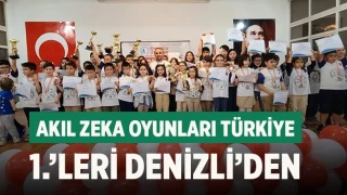 Denizlili Öğrencilerden Büyük Başarı: Akıl ve Zeka Oyunlarında İki Türkiye Birinciliği