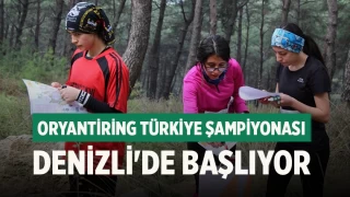 Oryantiring Türkiye Şampiyonası Denizli'de başlıyor