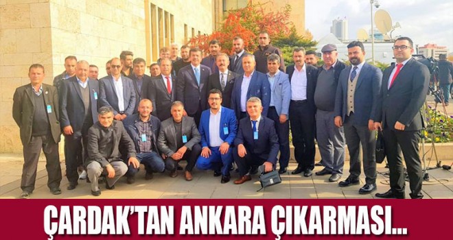 Çardak'tan Ankara'ya çıkarma