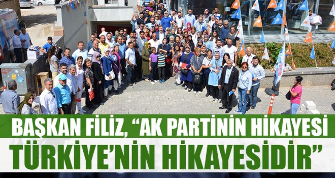 Başkan Filiz, “AK Partinin Hikayesi Türkiye’nin Hikayesidir”