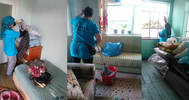 Sarayköy'de evde temizlik hizmetine tam not