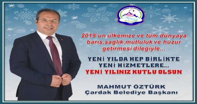 Başkan Öztürk'ten yeni yıl mesajı
