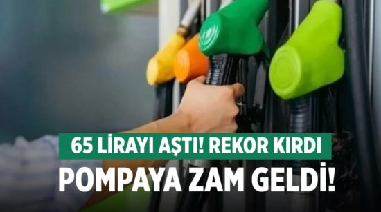 Benzin ve motorine zam geldi