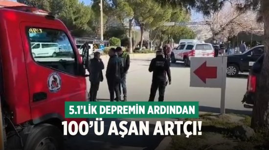 Denizli'de Deprem Korkusu Sürüyor; 5 Saatte 100 Artçı