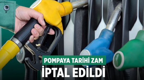 Motorine Beklenen 6,69 TL’lik Zam İptal Edildi