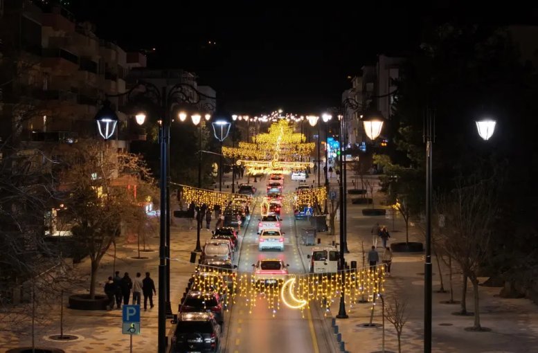 Çamlık Caddesi’nde Ramazan akşamları ışıldıyor