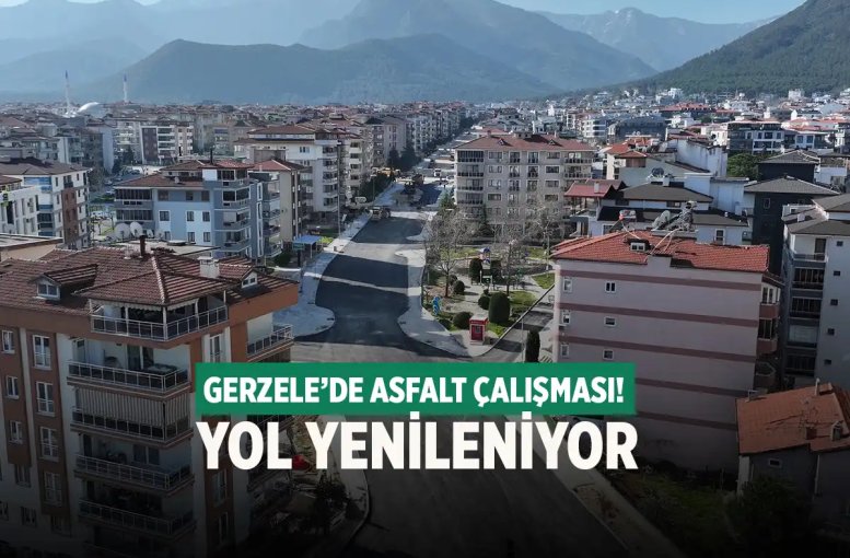 Gerzele’de Asfalt Çalışması Başladı; Yol Yenileniyor!