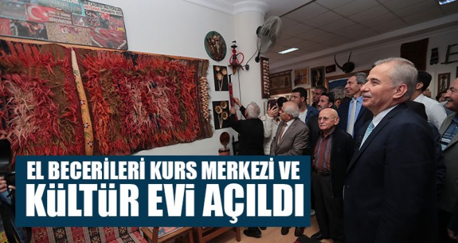 El Becerileri Kurs Merkezi Ve Kültür Evi Açıldı