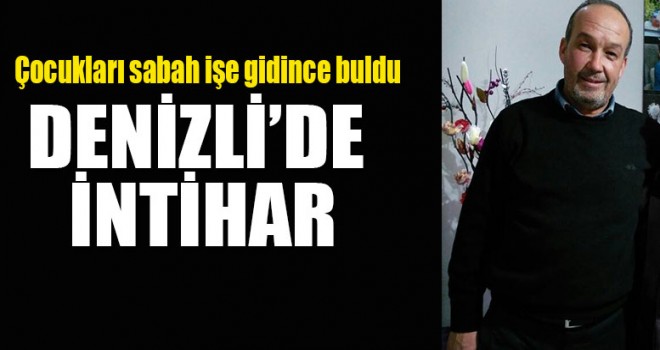 Denizli'de intihar