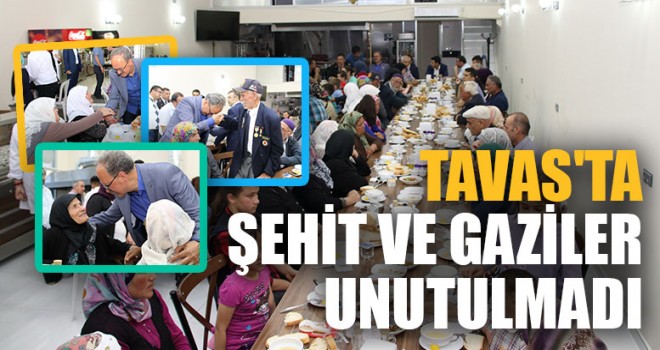 Tavas'ta Şehit Ve Gaziler Unutulmadı