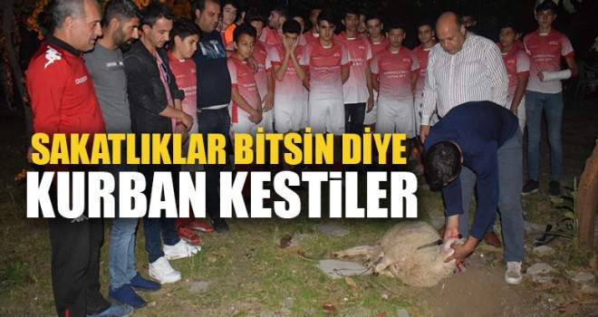 Sakatlıklar Bitsin Diye Kurban Kestiler   