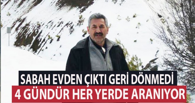 Yaşlı adam 4 gündür kayıp