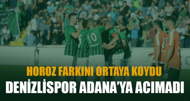 Denizlispor Adana’ya acımadı