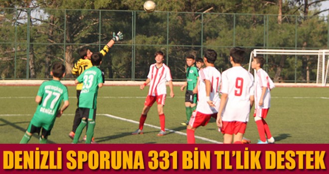 Denizli sporuna büyük destek