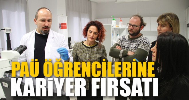 PAÜ Öğrencilerine Kariyer Fırsatı