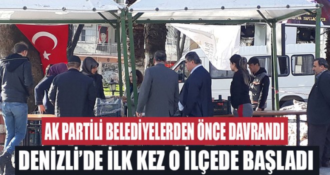 Denizli'nin ilk tanzim satış noktası açıldı, yerine çok şaşıracaksınız!