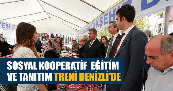Sosyal Kooperatif  Eğitim Ve Tanıtım Treni Denizli'de