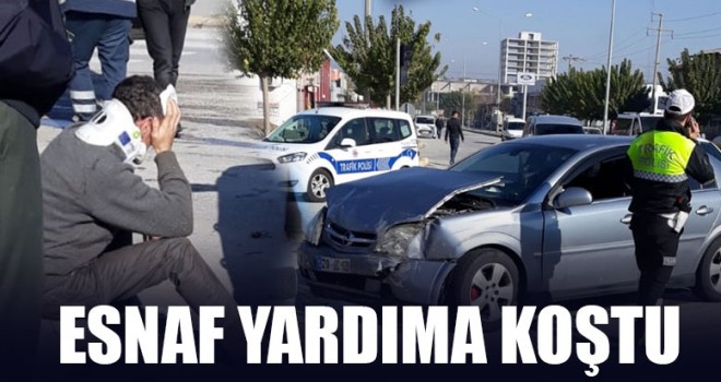 Esnaf Yardıma Koştu