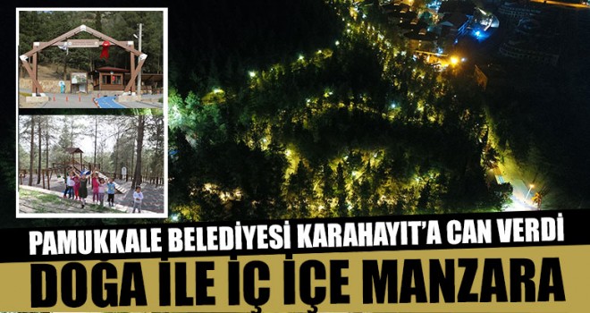 Pamukkale Belediyesi'nden Karahayıt'a Kent Ormanı