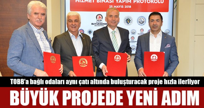 Denizli’deki TOBB’a odalara Hizmet Binası Yapım Protokolü
