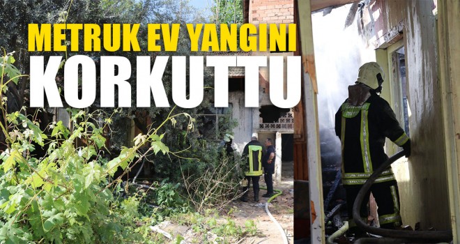 Metruk Ev Yangını Korkuttu