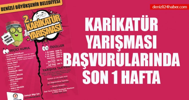 Karikatür Yarışması Başvurularında Son 1 Hafta