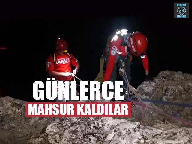 Günlerce Mahsur Kaldılar