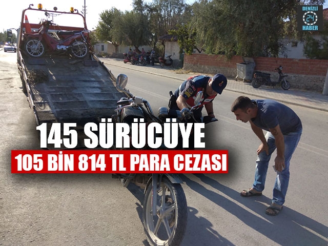 145 Sürücüye 105 Bin 814 Tl Para Cezası