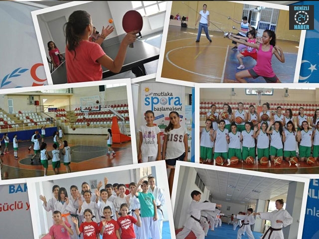 ÇOCUKLARIN YAZ SPOR OKULU COŞKUSU