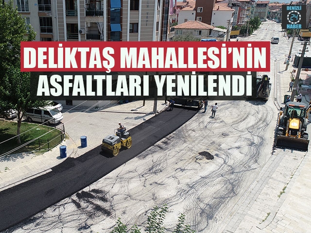Deliktaş Mahallesi’nin Asfaltları Yenilendi