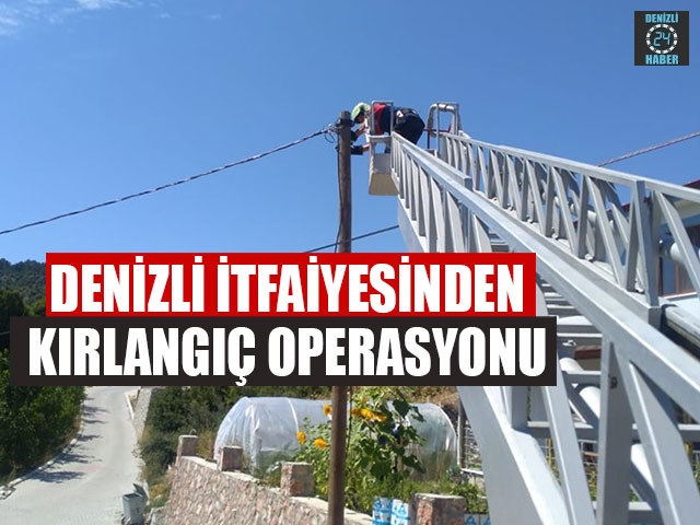 Denizli İtfaiyesinden Kırlangıç Operasyonu