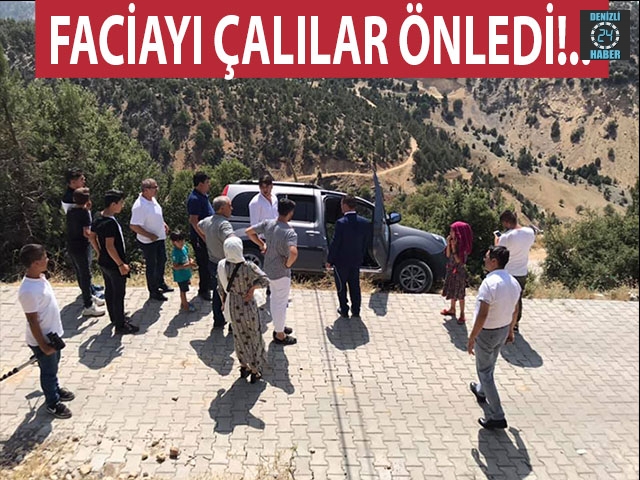 Denizli'de kaza anı kameralara yansıdı