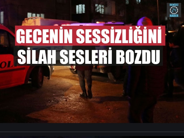 Gecenin Sessizliğini Silah Sesleri Bozdu