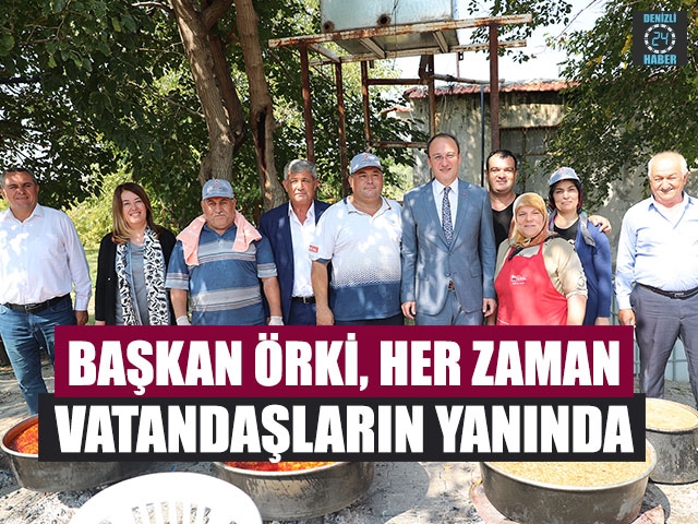 Başkan Avni Örki, Her Zaman Vatandaşların Yanında