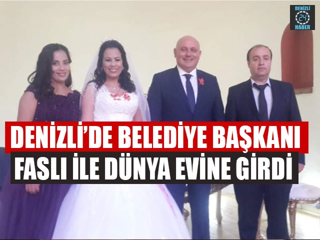 Denizli’de Belediye Başkanı Faslı İle Dünya Evine Girdi
