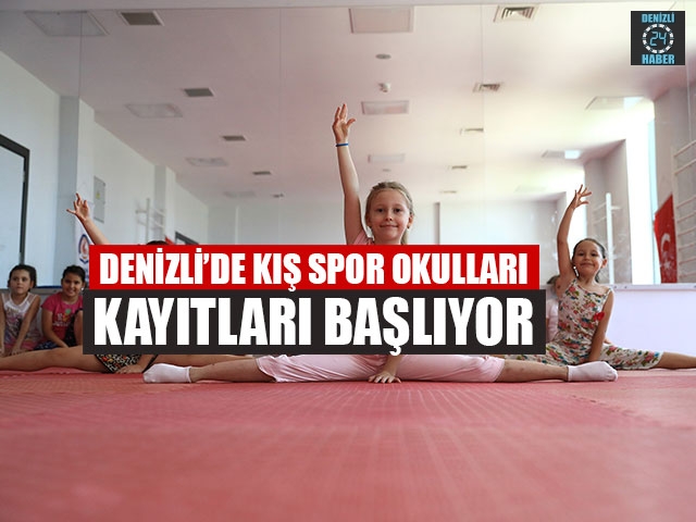 Denizli’de Kış Spor Okulları Kayıtları Başlıyor