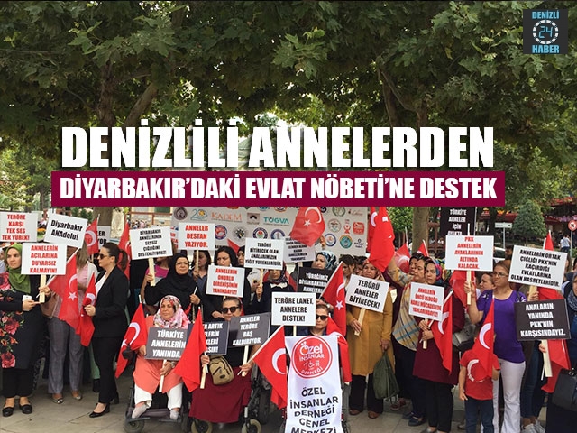 Denizlili Annelerden Diyarbakır’daki ‘Evlat Nöbeti’ne Destek