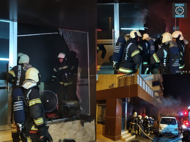 Dükkanın Camını Kırarak müdahale ettiler