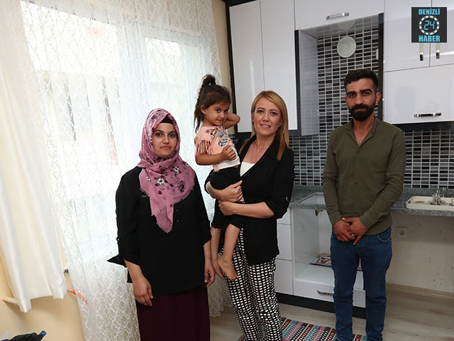 EVİ YANAN VATANDAŞA YARDIM ELİ UZATTI